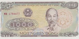 Vietnam 1000 dong 1988 Banknote