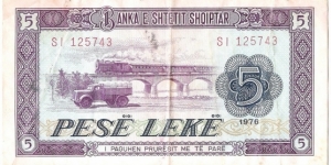 5 Leke(1976) Banknote