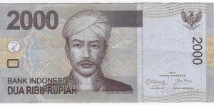 Indonesia 2000 Rupiah 2011 Banknote