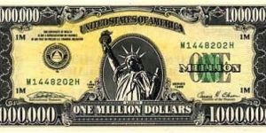 1 Million Dollar Note Banknote