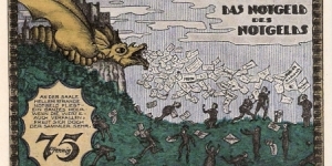 Notgeld (Kahla); 75 pfenig; September 3, 1921.

Part of the Dragon Collection! Banknote