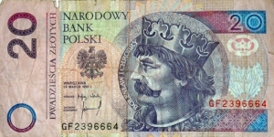 20 złotych
GF2396664 Banknote