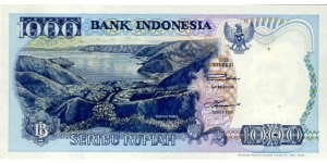 Indonesia 1000 Rupiah 1992 P 129  Banknote