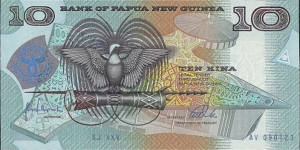 Papua New Guinea 1998 10 Kina.

25 Years of the Bank of Papua New Guinea. Banknote