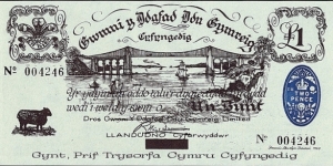 Wales 1969 1 Pound. Banknote