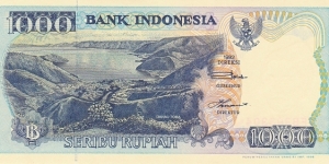 Indonesia 1000 rupiah 1992 Banknote