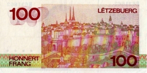 Banknote from Luxembourg