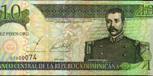 10 Pesos Oro__
pk# 168 b__
Low Serial Banknote