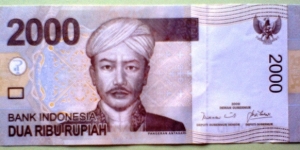  2000 Rupiah, Bank of Indonesia
Prince Antasari / Dayak dancers (Southern Borneo) Banknote