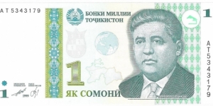 1 Somoni Banknote