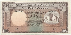 VietNam-South 100 Dong ND(1966) Banknote