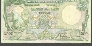 2,500 Rp Komodo: Animal series Banknote