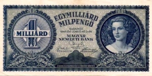 Miliard Pengo Banknote