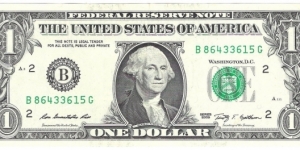 1 Dollar(New York 2009) Banknote
