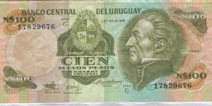 100 New Pesos - Series G Banknote