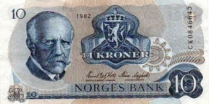 Norges Bank - 10 Kroner Banknote