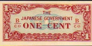 *BURMA (Japanese Occupation)*
________________

1 Cent__
pk# 9 b Banknote