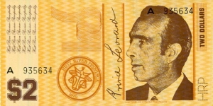 *HUTT RIVER*__
2 Dollars__
pk# NL Banknote