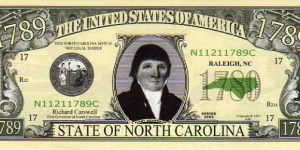 1789 State of North Carolina - pk# NL - ACC American Art Classics - Not Legal Tender  Banknote