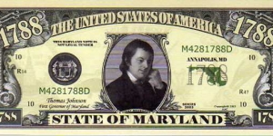 1788 State of Maryland - pk# NL - ACC American Art Classics - Not Legal Tender  Banknote