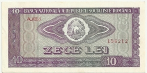 RomaniaSR 10 Lei 1966 Banknote