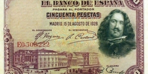 50 Pesetas Banknote