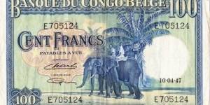100 francs Banknote