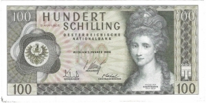 100 Schilling(2 Auflage 1981) Banknote
