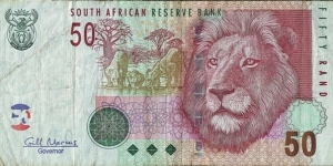 South Africa N.D. (2009) 50 Rand. Banknote