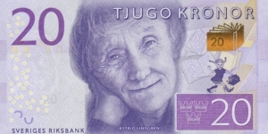 Sweden PNew (20 kronor 2015)  Banknote