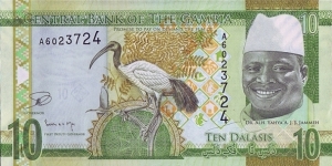 The Gambia N.D. (2015) 10 Dalasis. Banknote