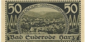 Germany Notgeld-Solbad Serie-f 1921 Banknote