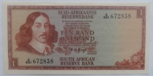 1 Rand
T.W. de Jongh 1st Issue Banknote