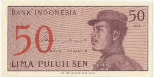 IndonesiaBN 50 Sen 1964 Banknote