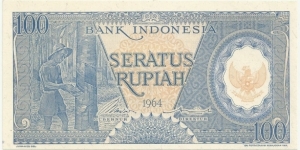 IndonesiaBN 100 Rupiah 1964 Banknote