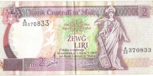 2 Liri(1994 issue) Banknote
