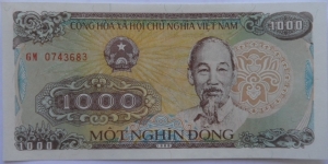 1000 Dong Banknote