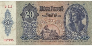 Hungary 20 Pengö 1941 Banknote