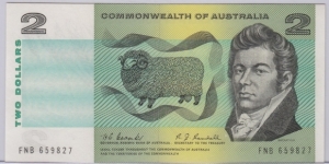 1967 $2 paper note. Coombs / Randall Banknote