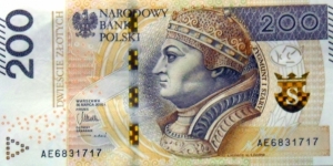 200 Złotych Banknote