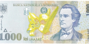 1000 Lei(serial 514) Banknote
