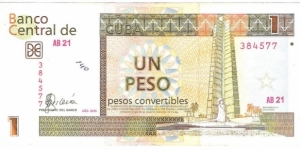 1 Peso Convertible(2006) Banknote