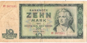 10 Mark(East Germany 1964) Banknote