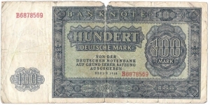 100 Mark(East Germany 1948)  Banknote