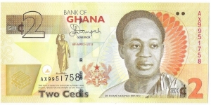 2 Cedis(2013) Banknote