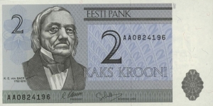 2 Krooni Banknote
