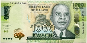 1000 Kwacha  Banknote