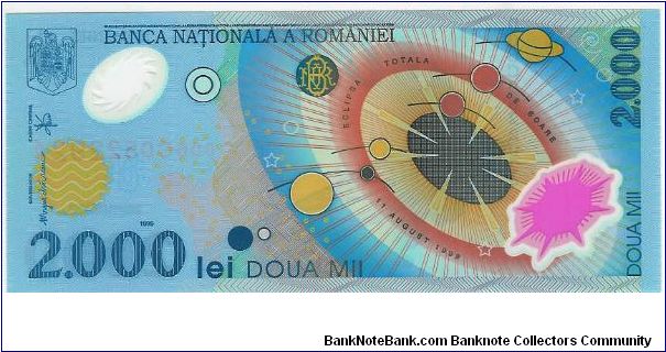 2000 Lei - Polymer. Banknote