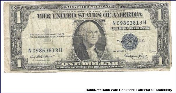 1935 1 dollar Banknote