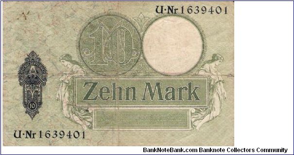 Banknote from Germany year 1906